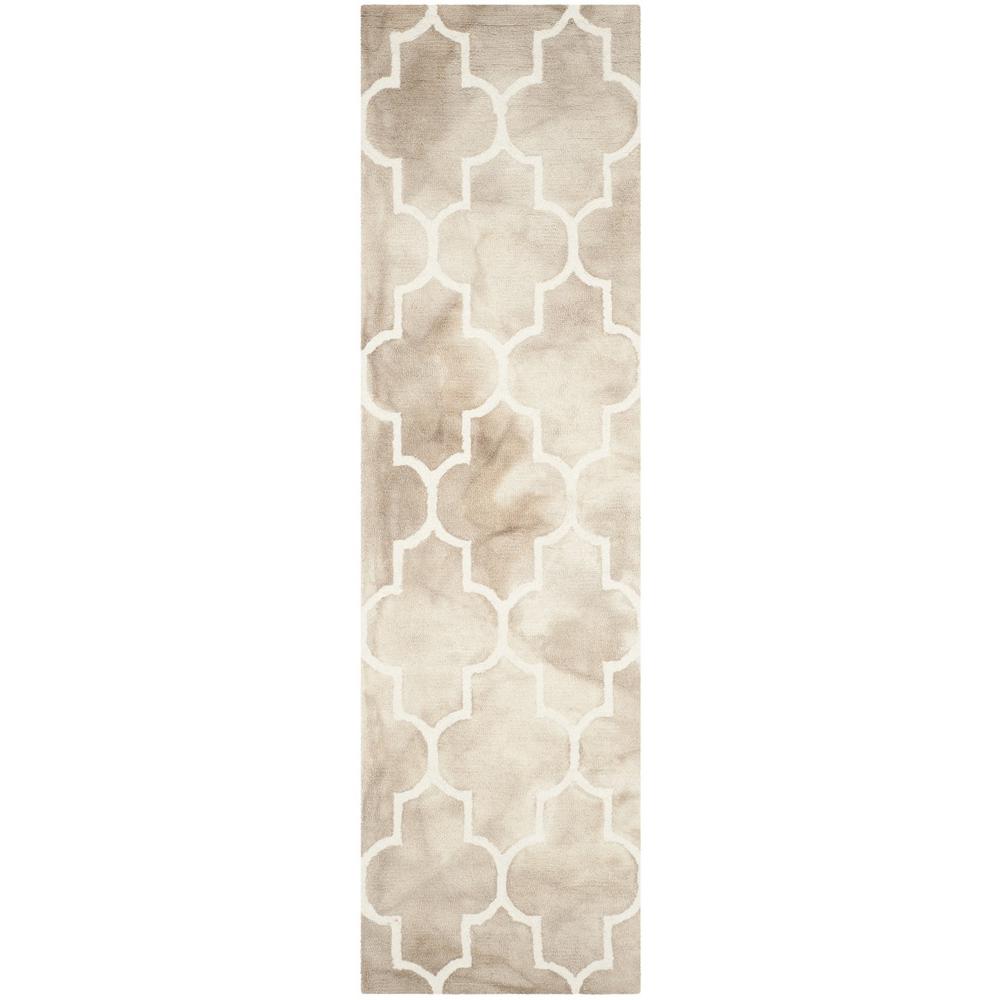 DIP DYE, BEIGE / IVORY, 2'-3" X 8', Area Rug, DDY535G-28. Picture 1