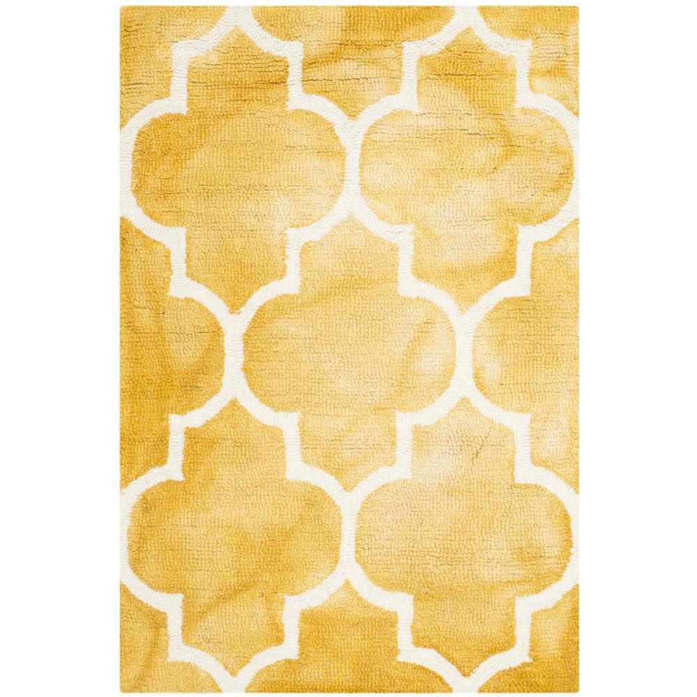 DIP DYE, GOLD / IVORY, 2' X 3', Area Rug, DDY535H-2. Picture 1