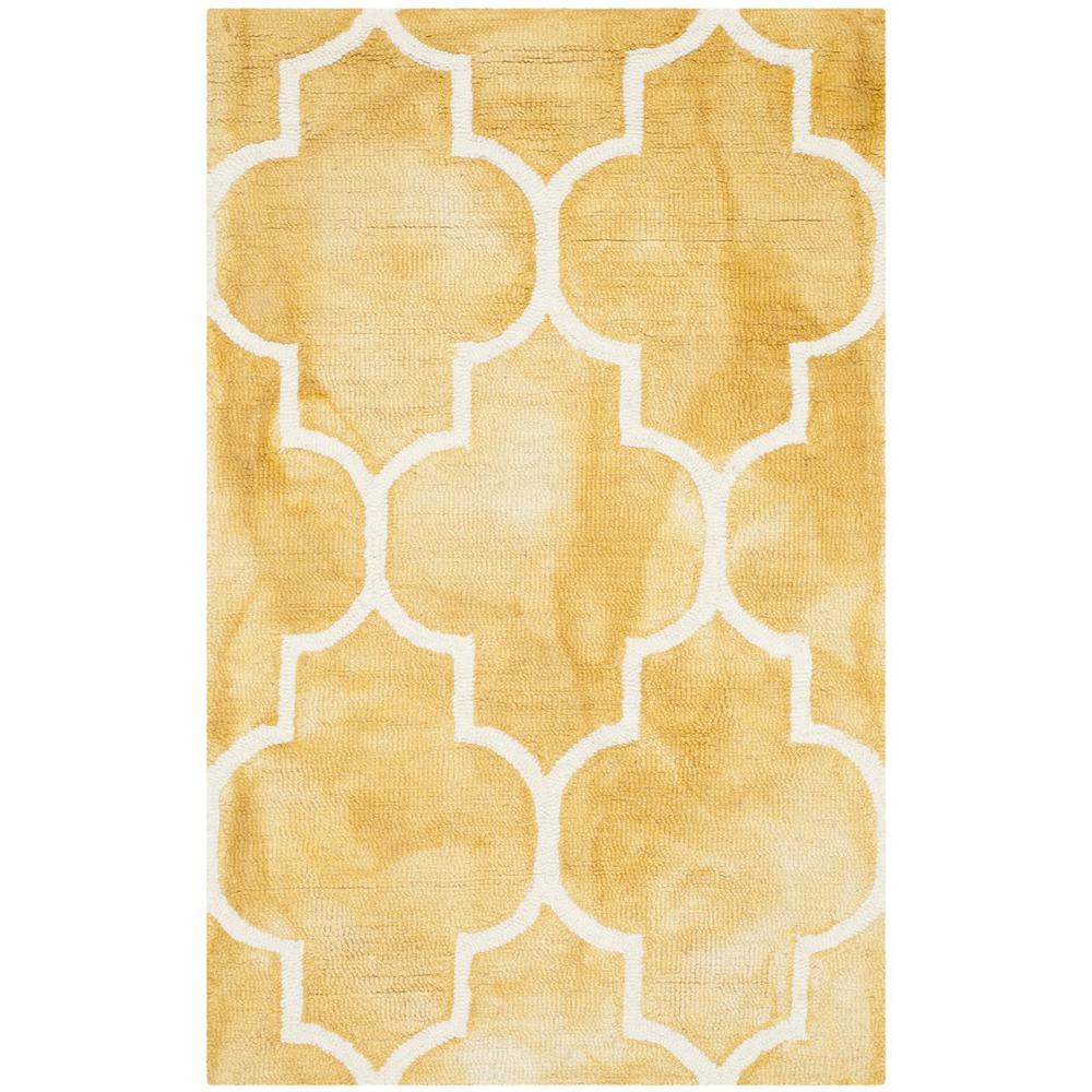 DIP DYE, GOLD / IVORY, 2'-6" X 4', Area Rug, DDY535H-24. Picture 1