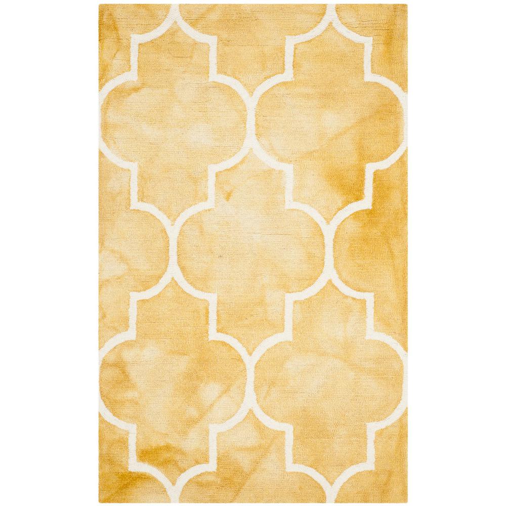 DIP DYE, GOLD / IVORY, 3' X 5', Area Rug, DDY535H-3. Picture 1