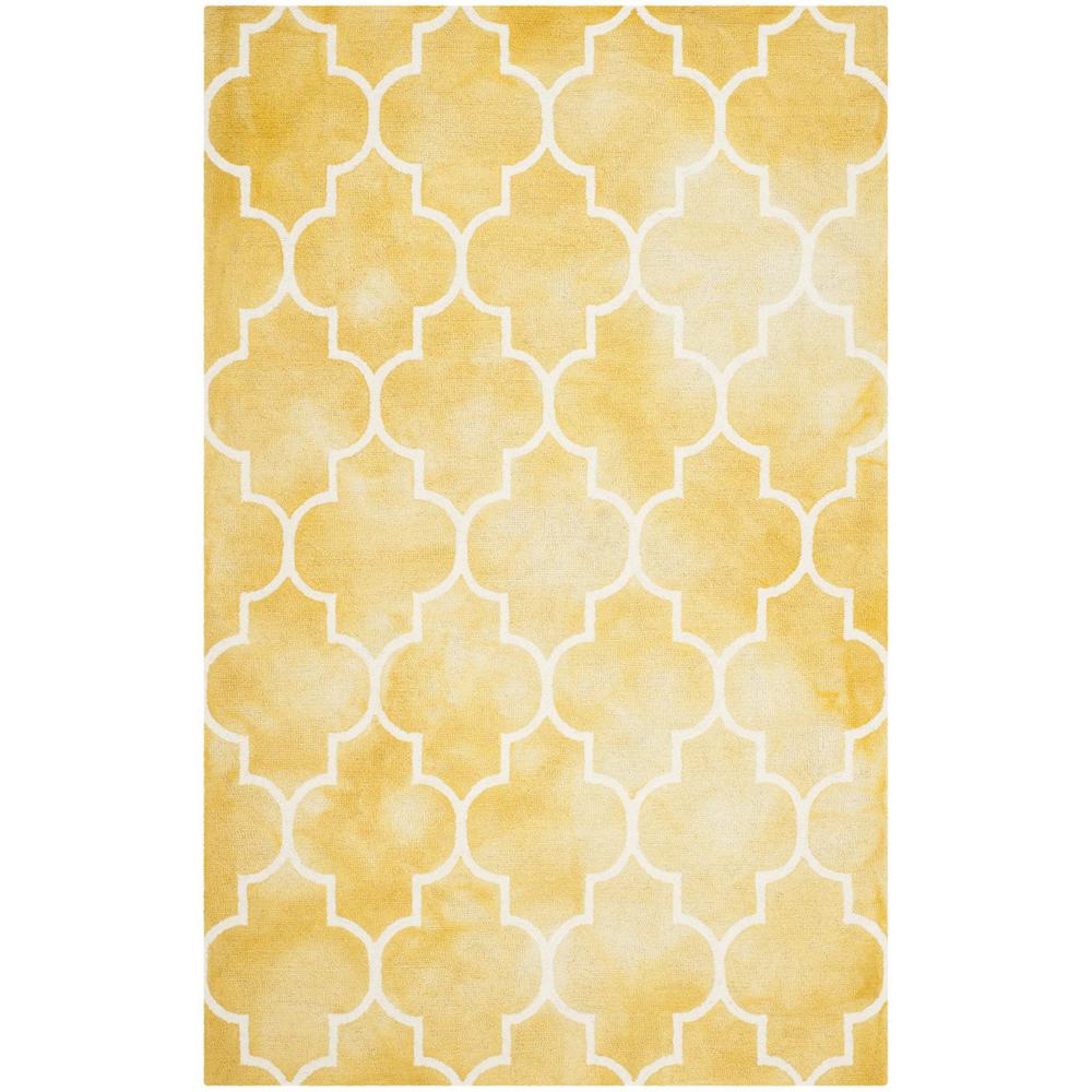 DIP DYE, GOLD / IVORY, 5' X 8', Area Rug, DDY535H-5. Picture 1