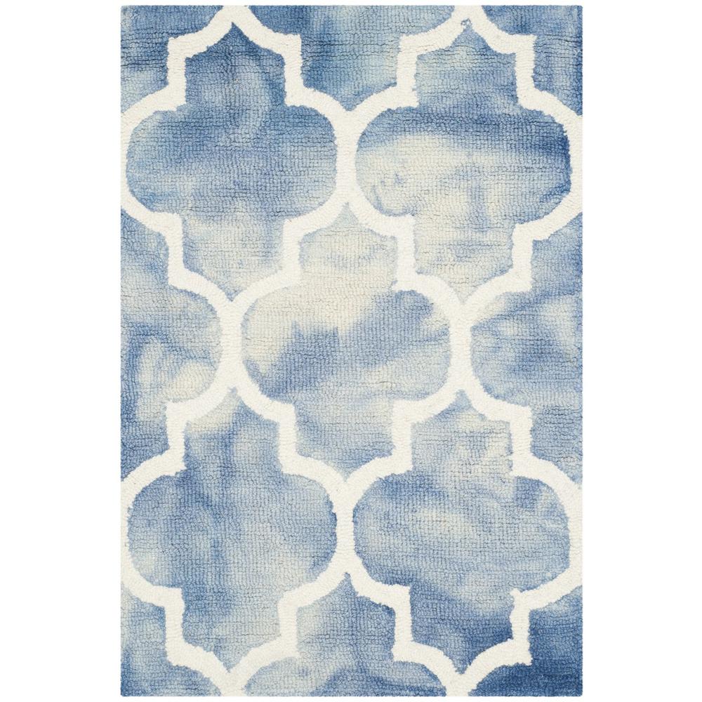 DIP DYE, BLUE / IVORY, 2' X 3', Area Rug, DDY535K-2. Picture 1