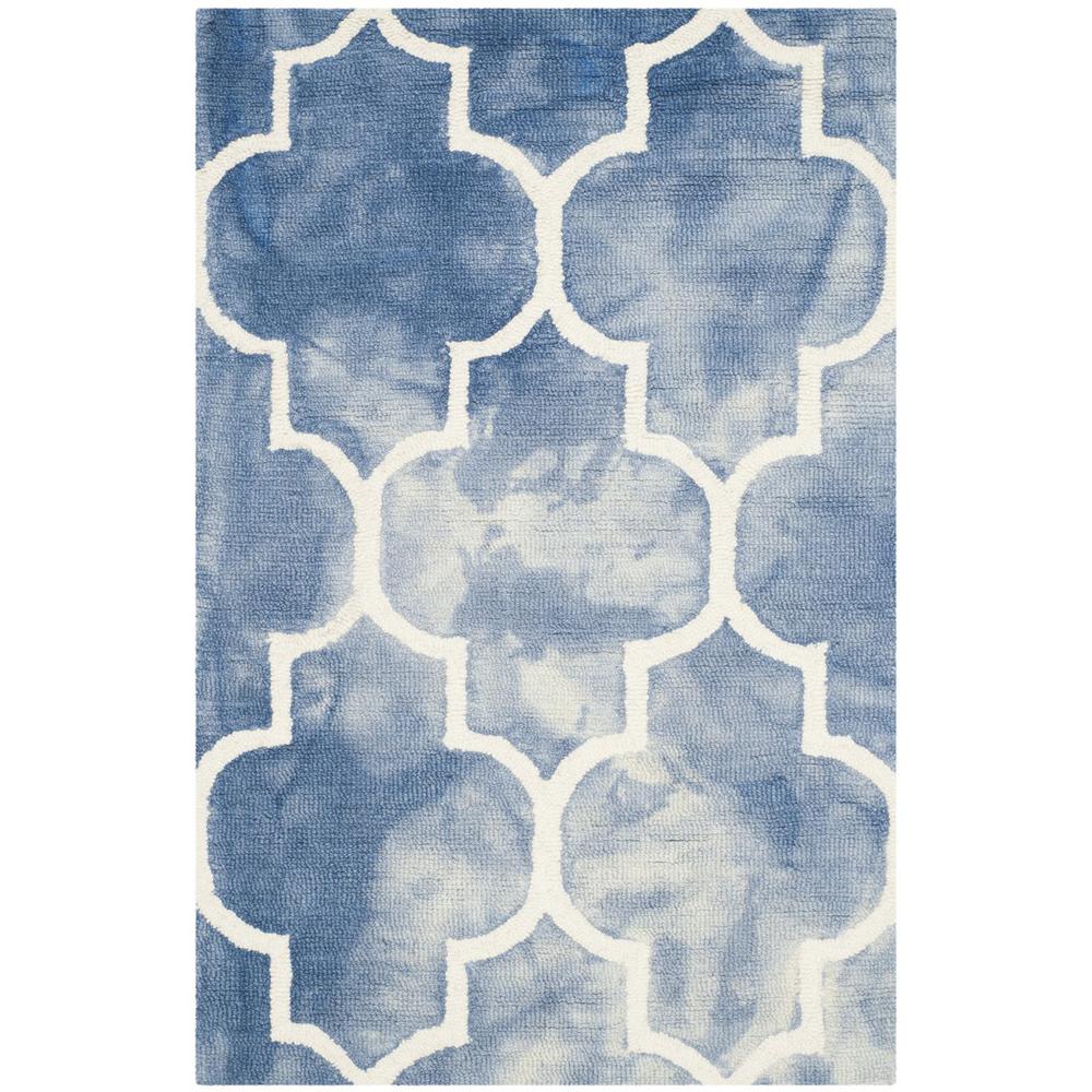 DIP DYE, NAVY / IVORY, 2'-6" X 4', Area Rug, DDY535N-24. Picture 1