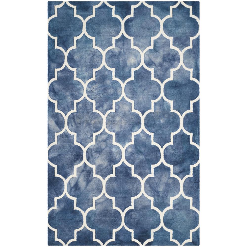 DIP DYE, NAVY / IVORY, 5' X 8', Area Rug, DDY535N-5. Picture 1