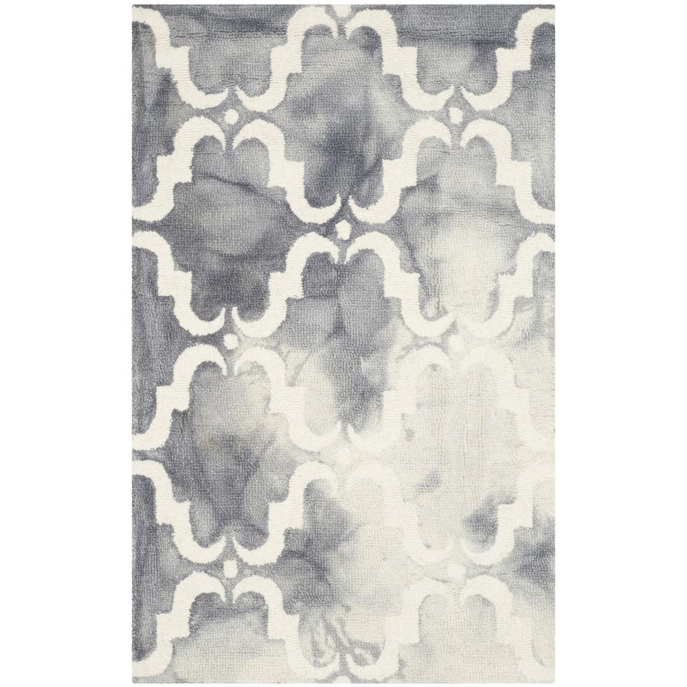 DIP DYE, GREY / IVORY, 2'-6" X 4', Area Rug, DDY536C-24. Picture 1