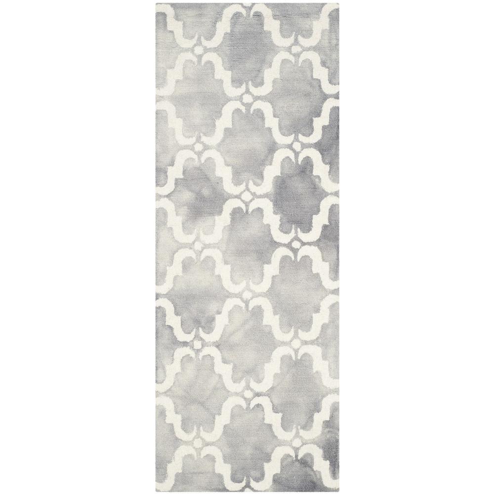 DIP DYE, GREY / IVORY, 2'-3" X 6', Area Rug, DDY536C-26. Picture 1