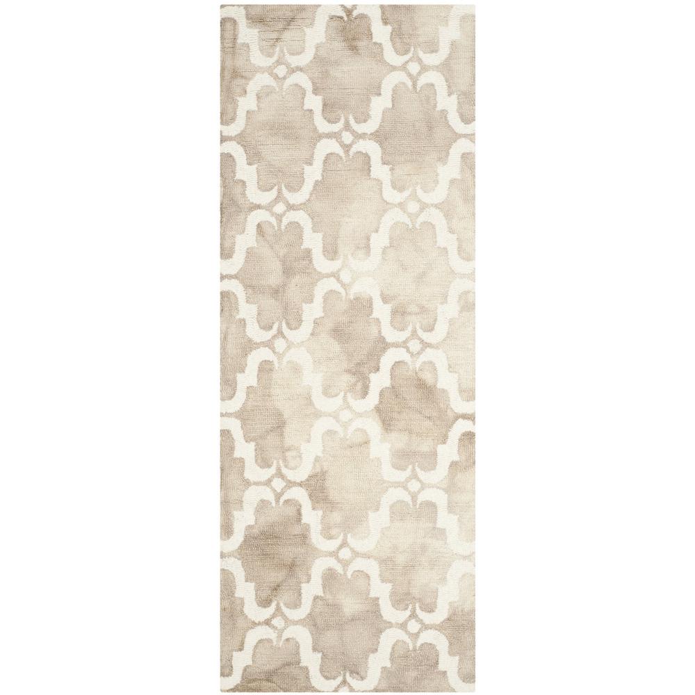 DIP DYE, BEIGE / IVORY, 2'-3" X 6', Area Rug, DDY536G-26. Picture 1