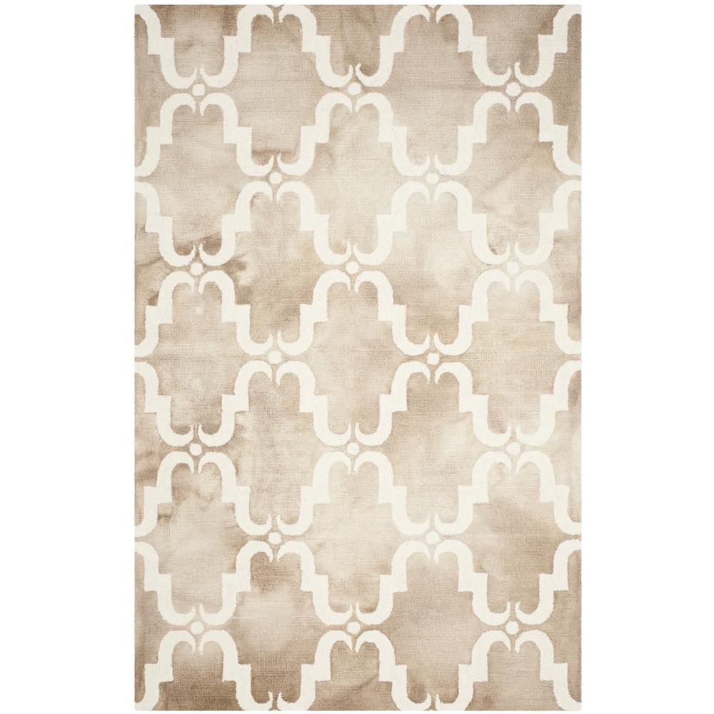DIP DYE, BEIGE / IVORY, 5' X 8', Area Rug, DDY536G-5. Picture 1