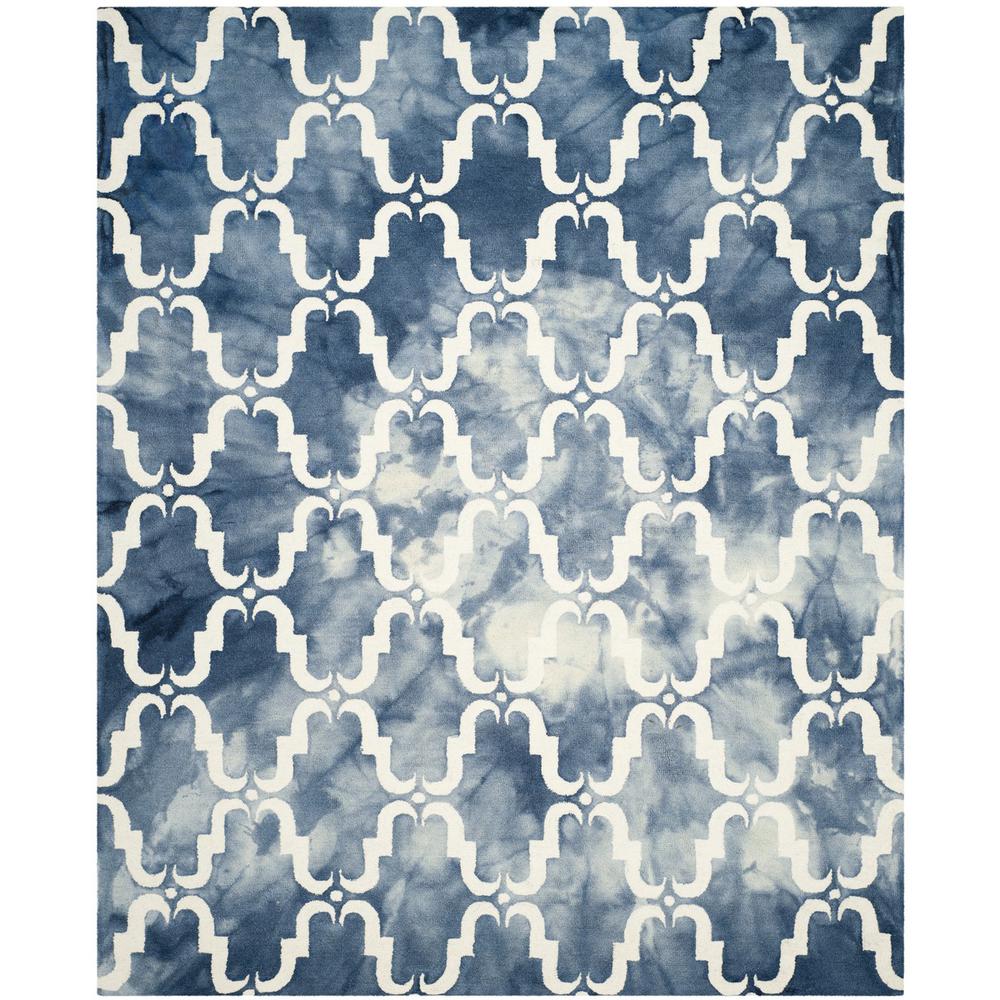 DIP DYE, NAVY / IVORY, 8' X 10', Area Rug, DDY536N-8. Picture 1