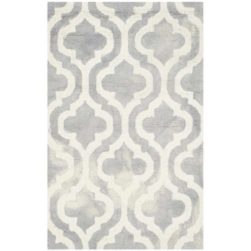 DIP DYE, GREY / IVORY, 2'-6" X 4', Area Rug, DDY537C-24. Picture 1