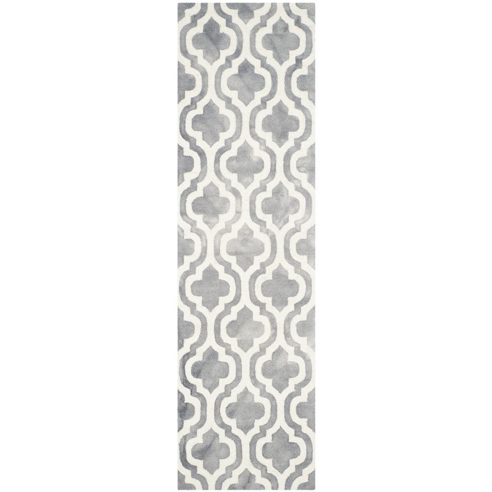 DIP DYE, GREY / IVORY, 2'-3" X 8', Area Rug, DDY537C-28. Picture 1
