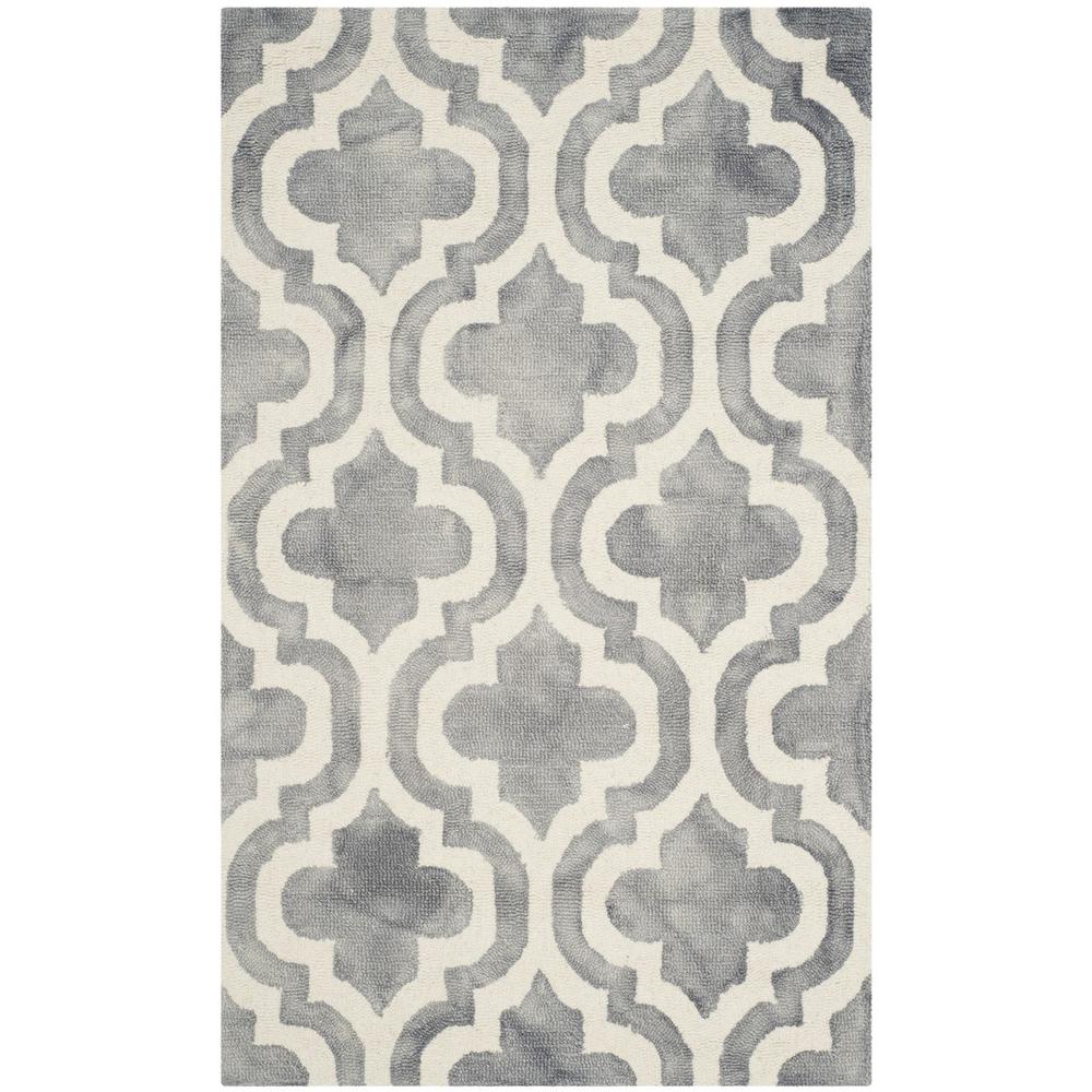 DIP DYE, GREY / IVORY, 3' X 5', Area Rug, DDY537C-3. Picture 1