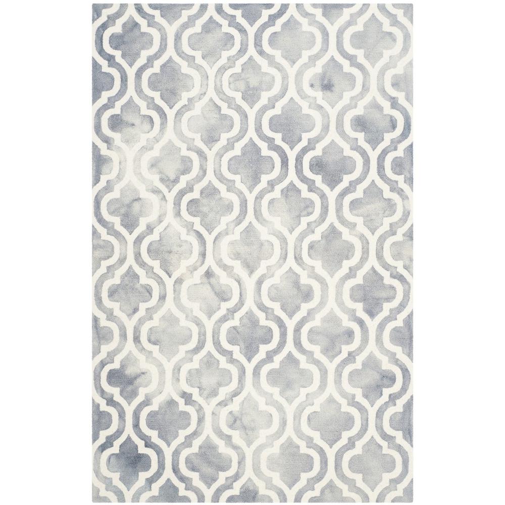 DIP DYE, GREY / IVORY, 5' X 8', Area Rug, DDY537C-5. Picture 1