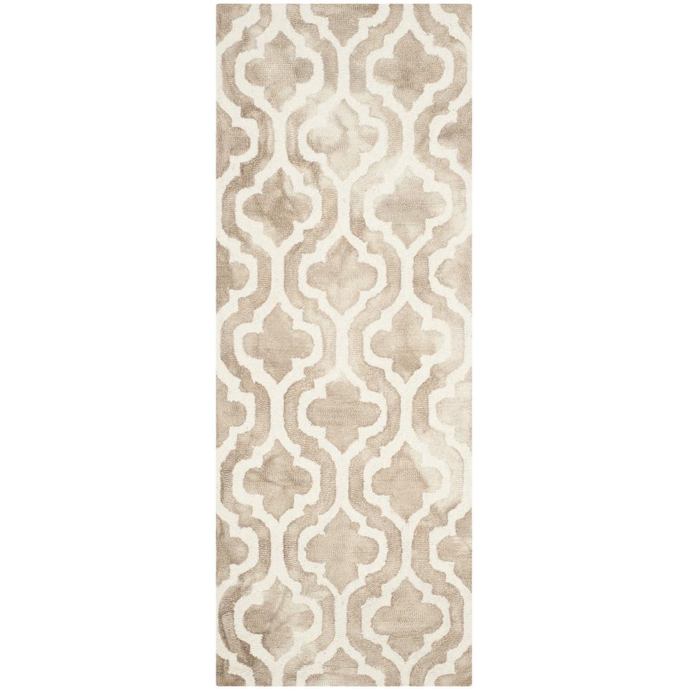 DIP DYE, BEIGE / IVORY, 2'-3" X 6', Area Rug, DDY537G-26. Picture 1
