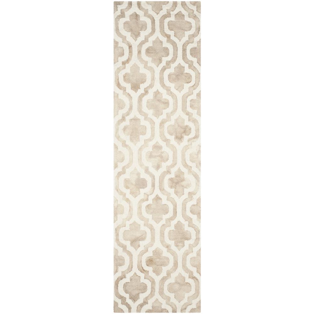 DIP DYE, BEIGE / IVORY, 2'-3" X 8', Area Rug, DDY537G-28. Picture 1