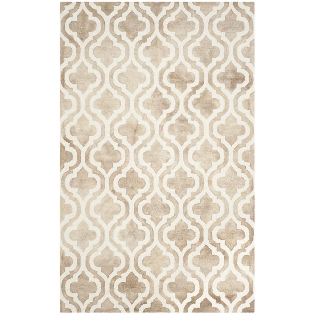 DIP DYE, BEIGE / IVORY, 5' X 8', Area Rug, DDY537G-5. Picture 1