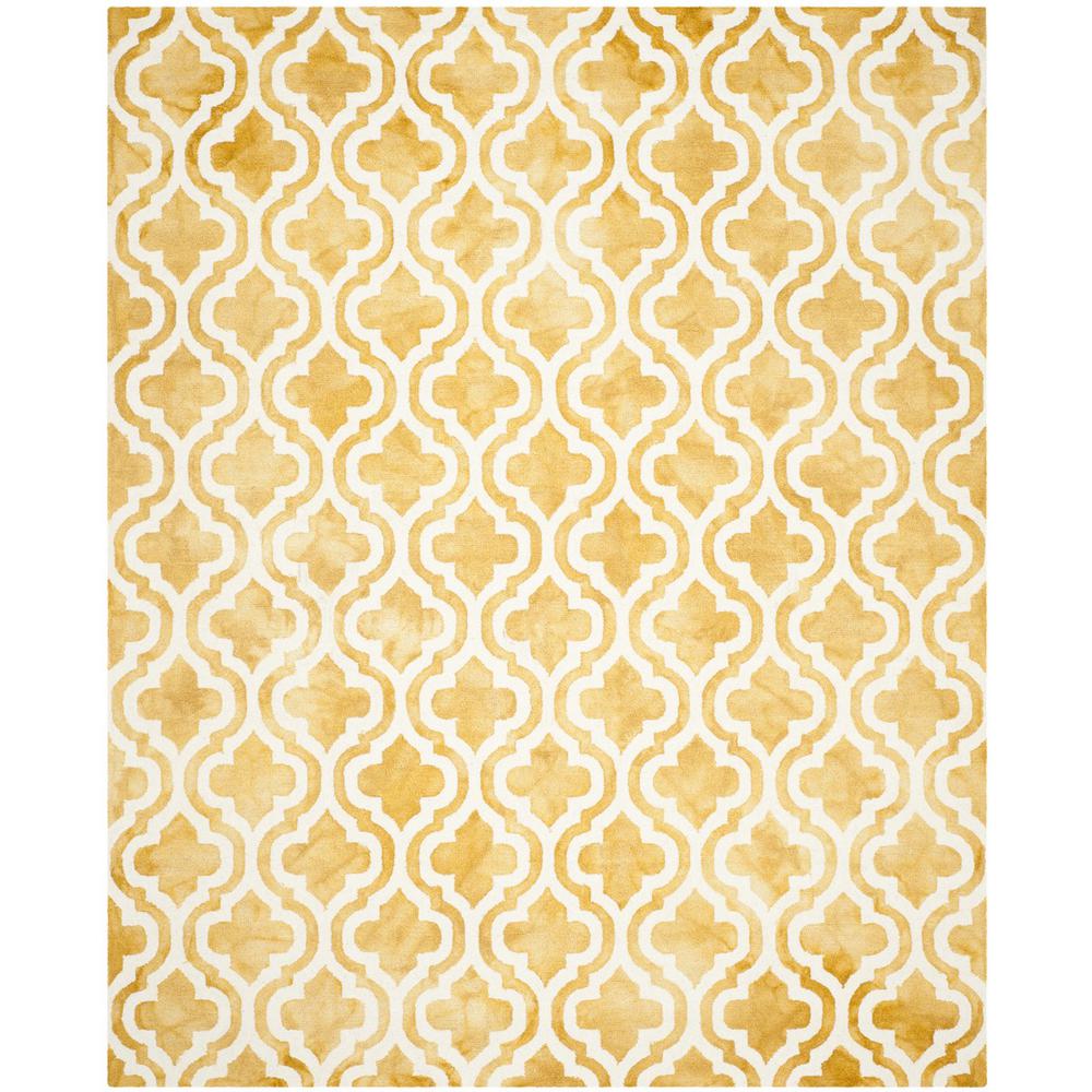 DIP DYE, GOLD / IVORY, 8' X 10', Area Rug, DDY537H-8. Picture 1