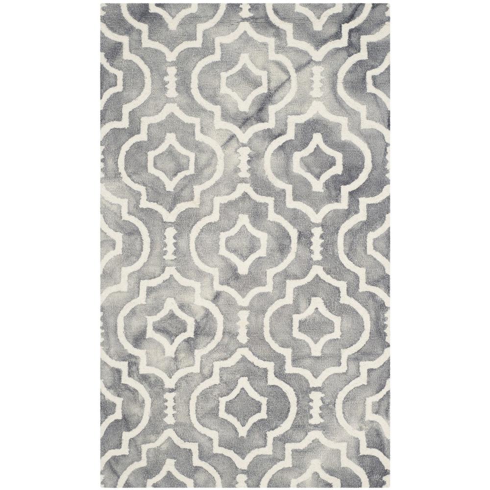 DIP DYE, GREY / IVORY, 3' X 5', Area Rug, DDY538C-3. Picture 1