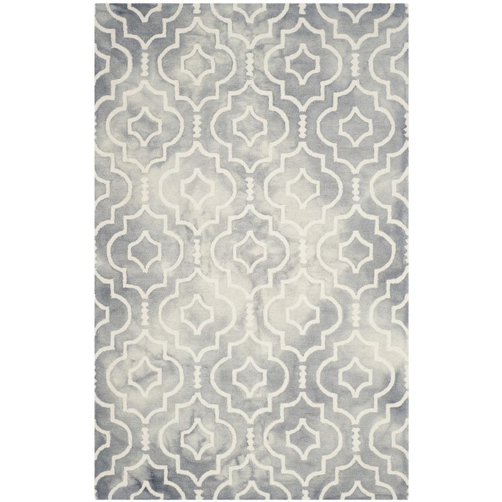 DIP DYE, GREY / IVORY, 5' X 8', Area Rug, DDY538C-5. Picture 1