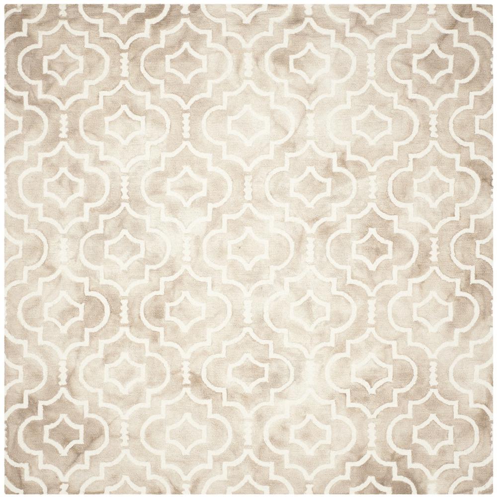 DIP DYE, BEIGE / IVORY, 7' X 7' Square, Area Rug, DDY538G-7SQ. Picture 1