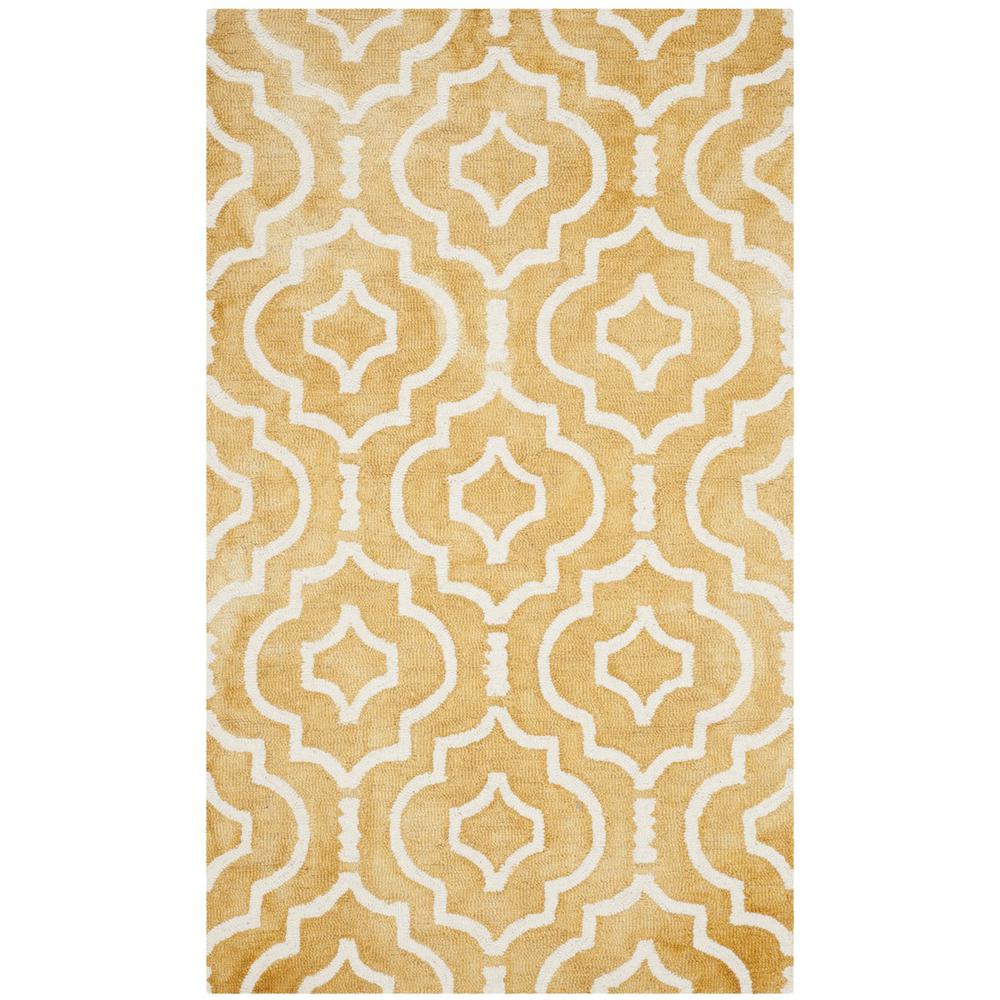 DIP DYE, GOLD / IVORY, 3' X 5', Area Rug, DDY538H-3. Picture 1