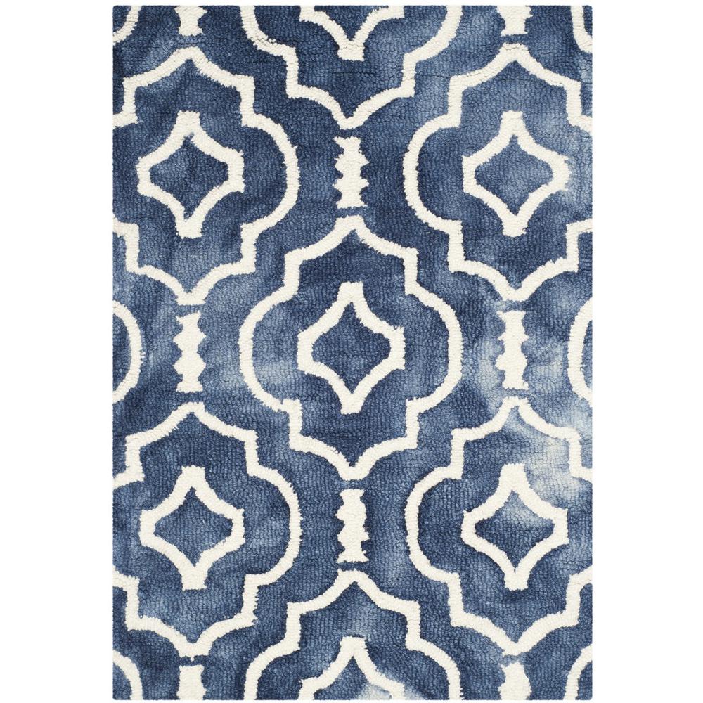 DIP DYE, NAVY / IVORY, 2' X 3', Area Rug, DDY538N-2. Picture 1