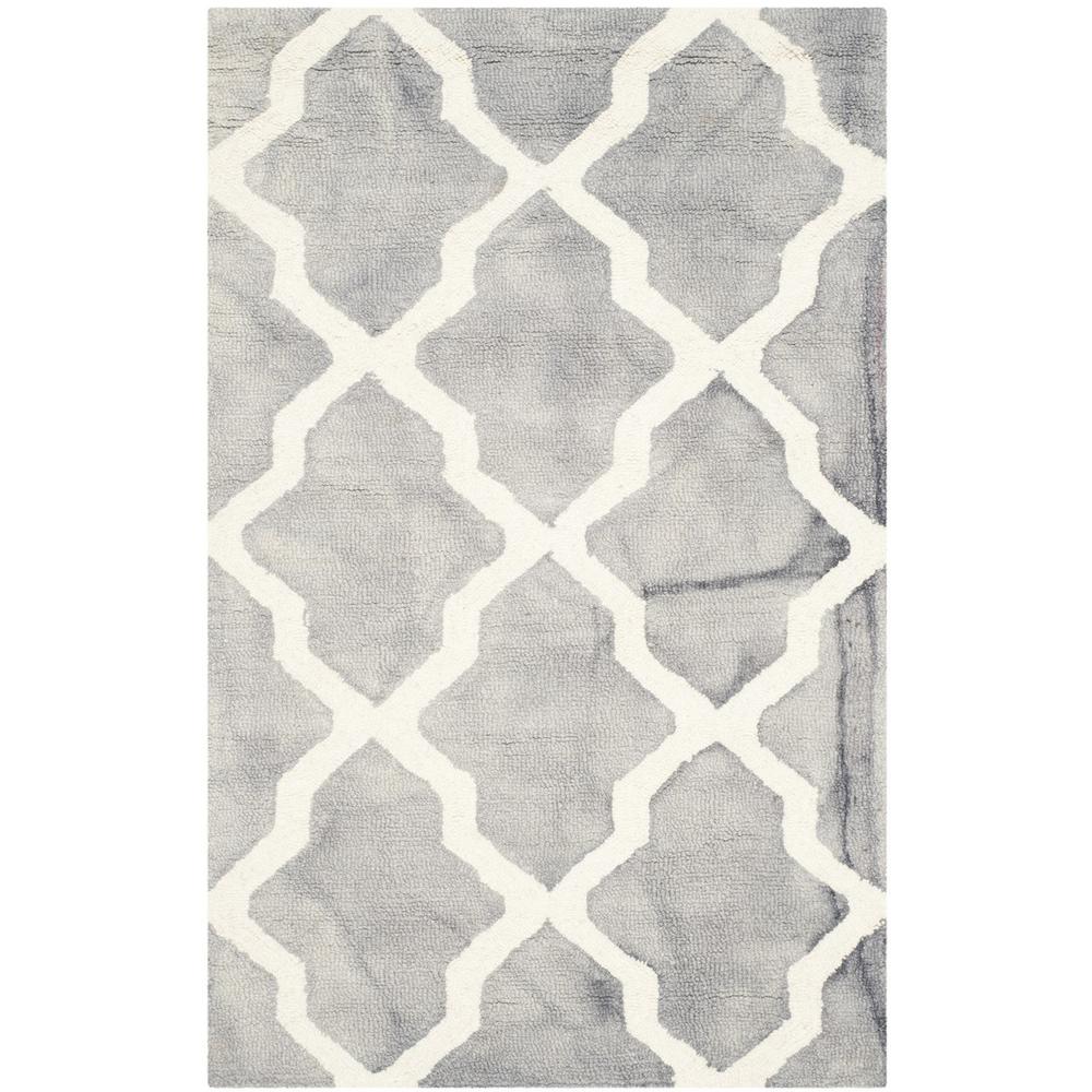 DIP DYE, GREY / IVORY, 2'-6" X 4', Area Rug, DDY540C-24. Picture 1