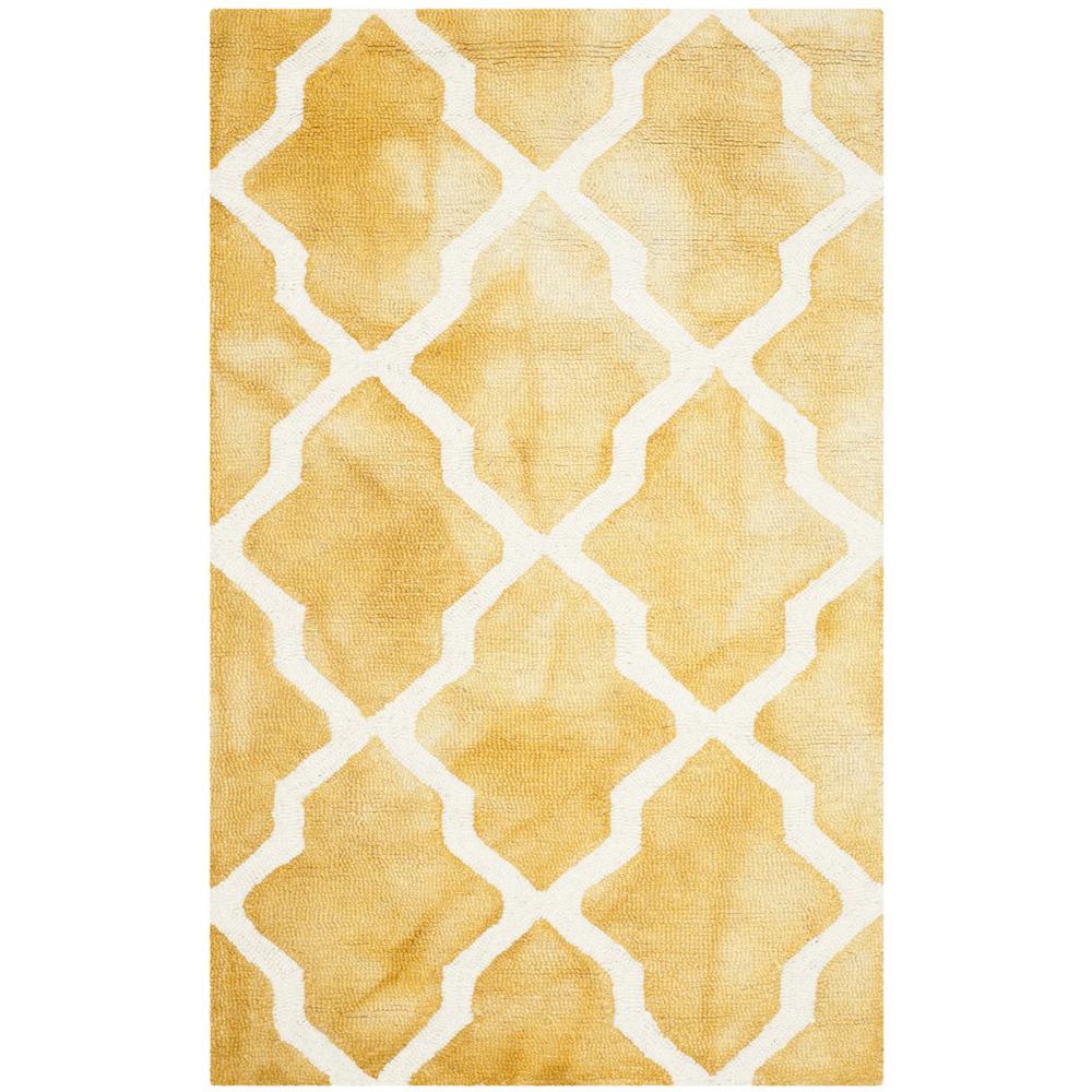 DIP DYE, GOLD / IVORY, 2'-6" X 4', Area Rug, DDY540H-24. Picture 1
