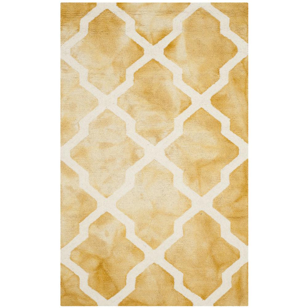 DIP DYE, GOLD / IVORY, 3' X 5', Area Rug, DDY540H-3. Picture 1