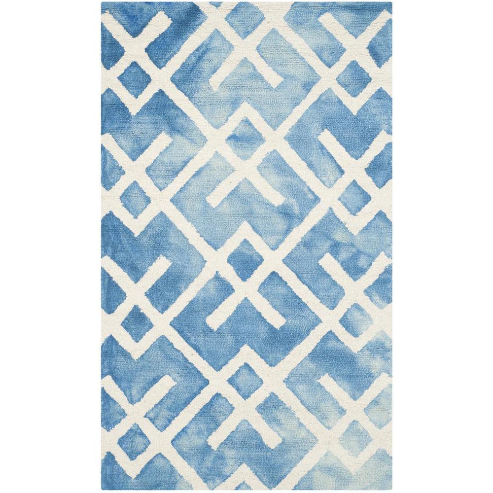 DIP DYE, BLUE / IVORY, 3' X 5', Area Rug, DDY677G-3. Picture 1