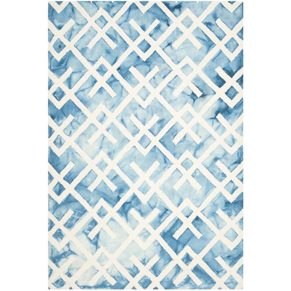 DIP DYE, BLUE / IVORY, 5' X 8', Area Rug, DDY677G-5. Picture 1