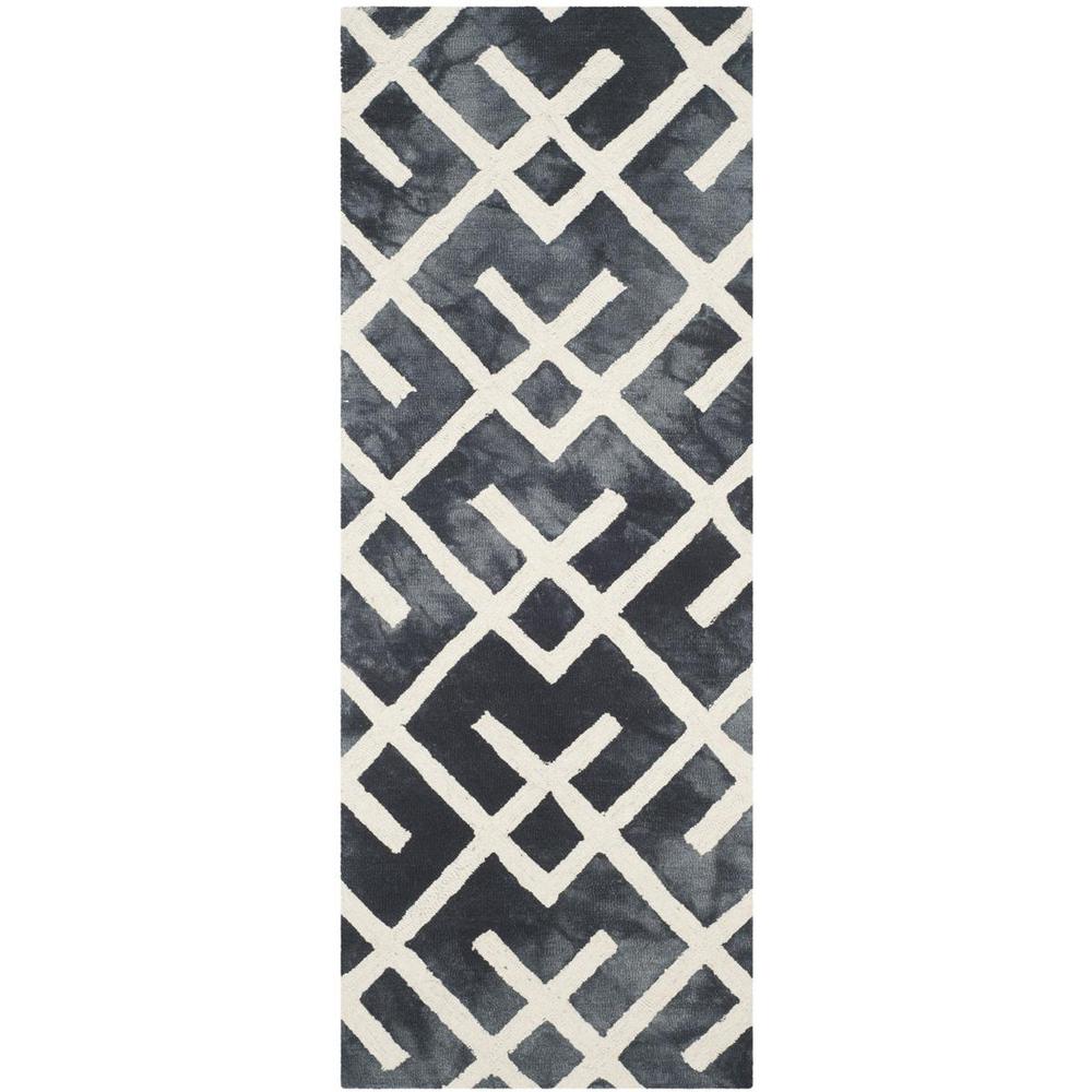 DIP DYE, GRAPHITE / IVORY, 2'-3" X 6', Area Rug, DDY677J-26. Picture 1
