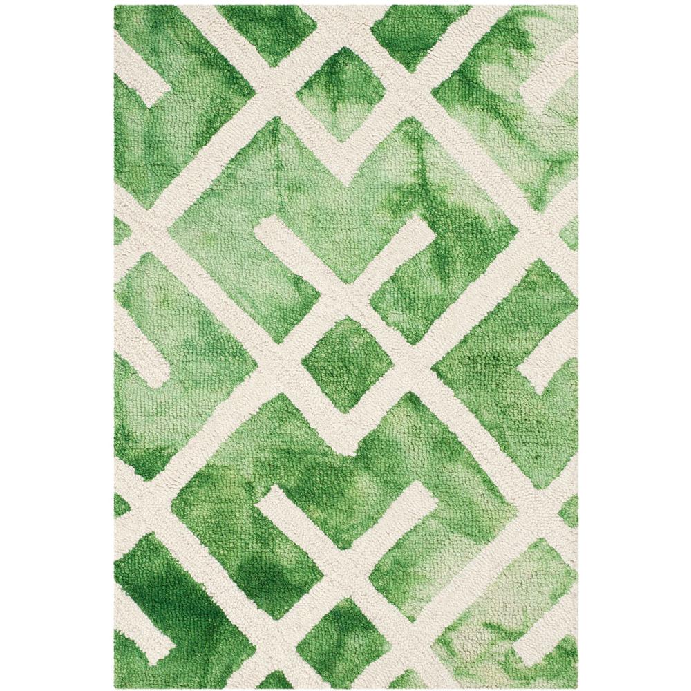 DIP DYE, GREEN / IVORY, 2' X 3', Area Rug, DDY677Q-2. Picture 1