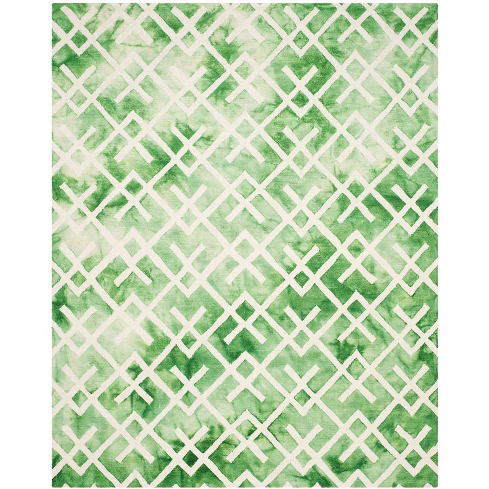 DIP DYE, GREEN / IVORY, 8' X 10', Area Rug, DDY677Q-8. Picture 1