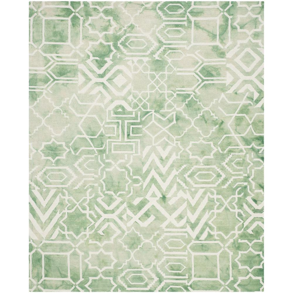 DIP DYE, GREEN / IVORY, 8' X 10', Area Rug, DDY678Q-8. Picture 1