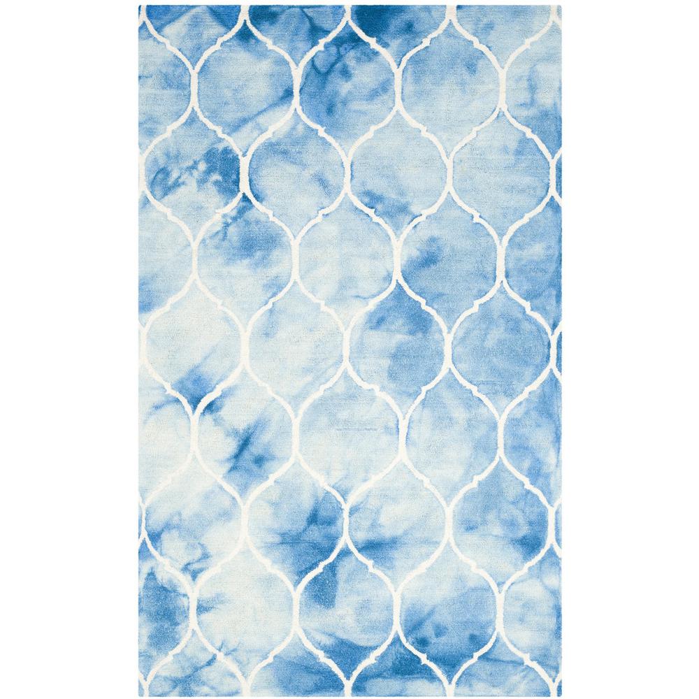 DIP DYE, BLUE / IVORY, 5' X 8', Area Rug, DDY685G-5. Picture 1