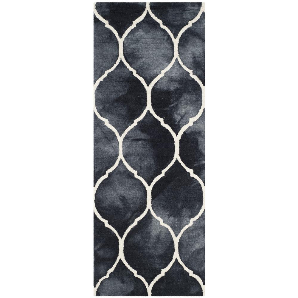 DIP DYE, GRAPHITE / IVORY, 2'-3" X 6', Area Rug, DDY685J-26. Picture 1