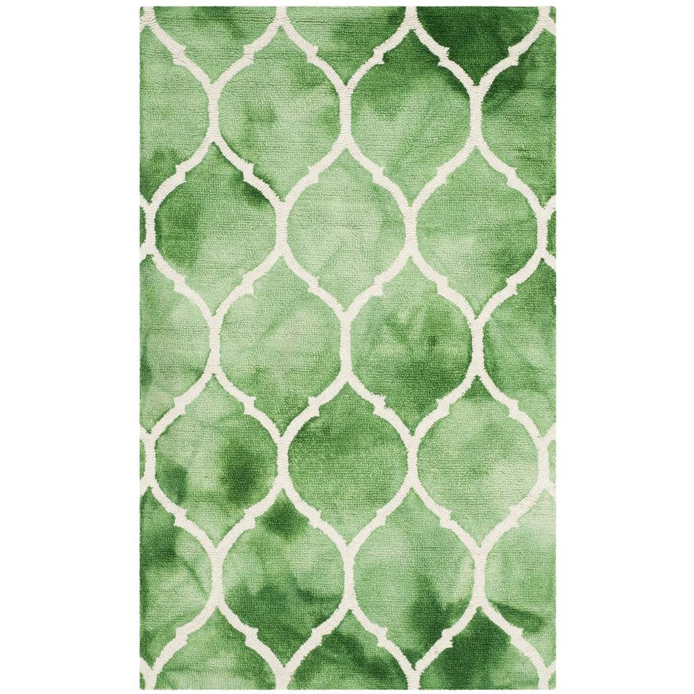 DIP DYE, GREEN / IVORY, 3' X 5', Area Rug, DDY685Q-3. Picture 1