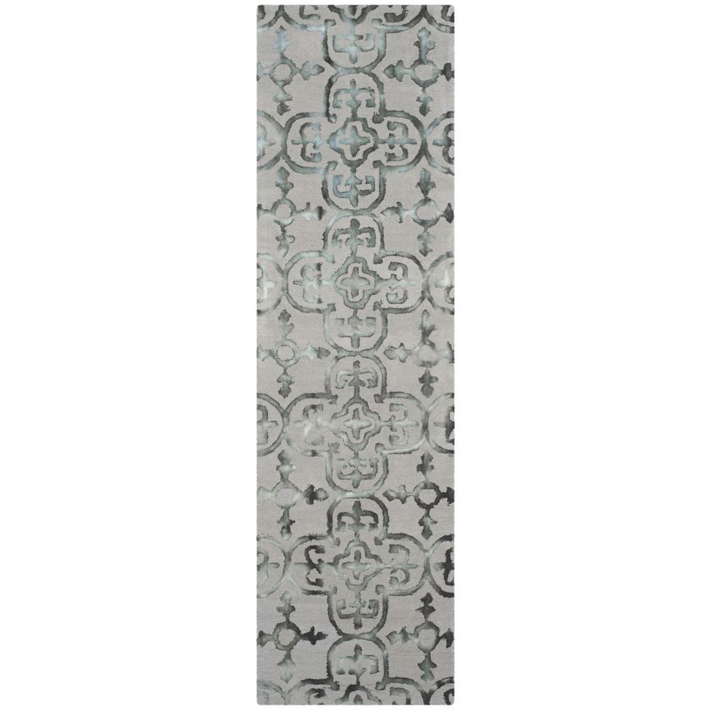 DIP DYE, GREY / CHARCOAL, 2'-3" X 8', Area Rug, DDY711B-28. Picture 1