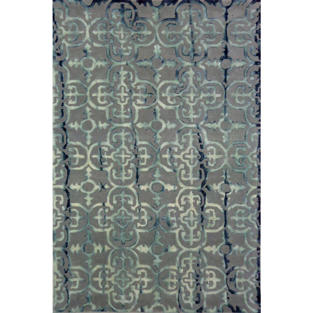 DIP DYE, GREY / CHARCOAL, 5' X 8', Area Rug, DDY711B-5. Picture 1
