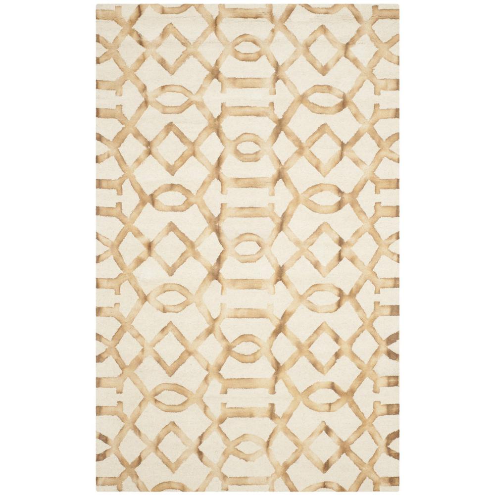 DIP DYE, IVORY / CAMEL, 5' X 8', Area Rug, DDY712E-5. Picture 1