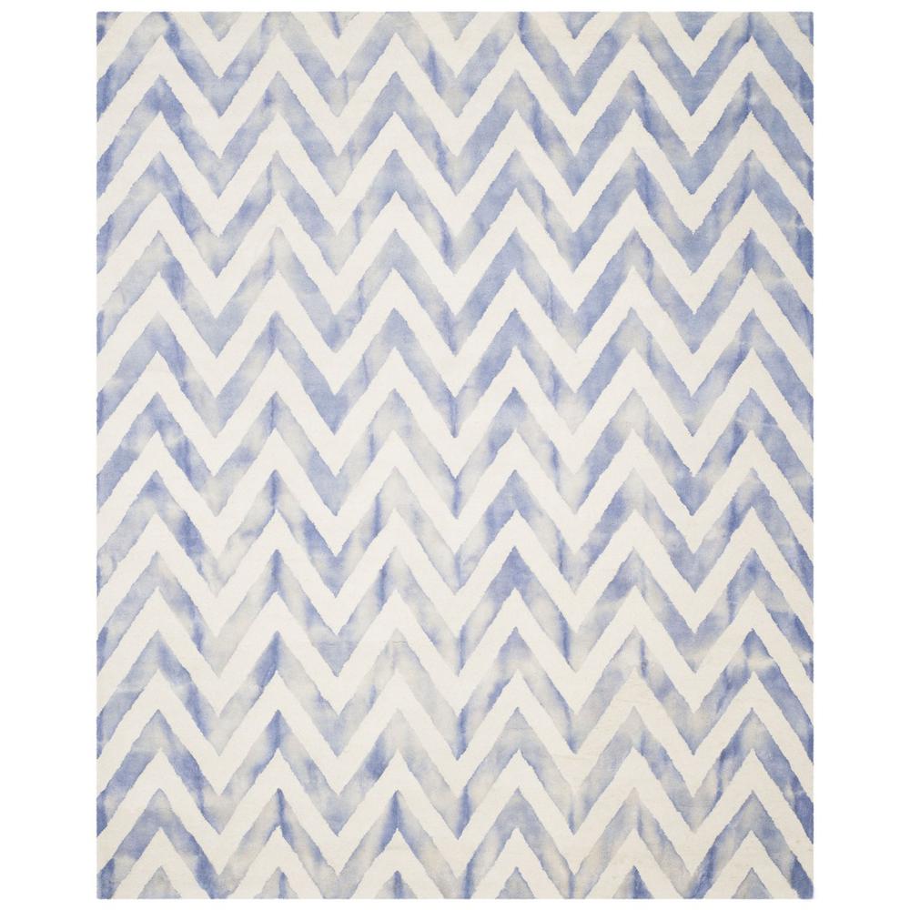 DIP DYE, IVORY / BLUE, 8' X 10', Area Rug, DDY715A-8. Picture 1