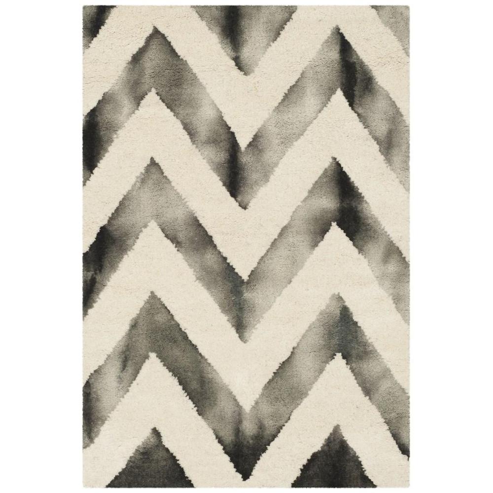 DIP DYE, IVORY / CHARCOAL, 2' X 3', Area Rug, DDY715D-2. Picture 1