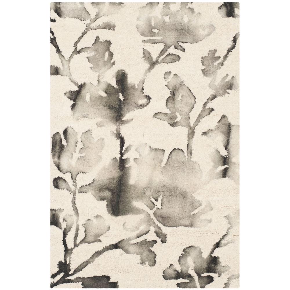 DIP DYE, IVORY / CHARCOAL, 2' X 3', Area Rug, DDY716D-2. Picture 1