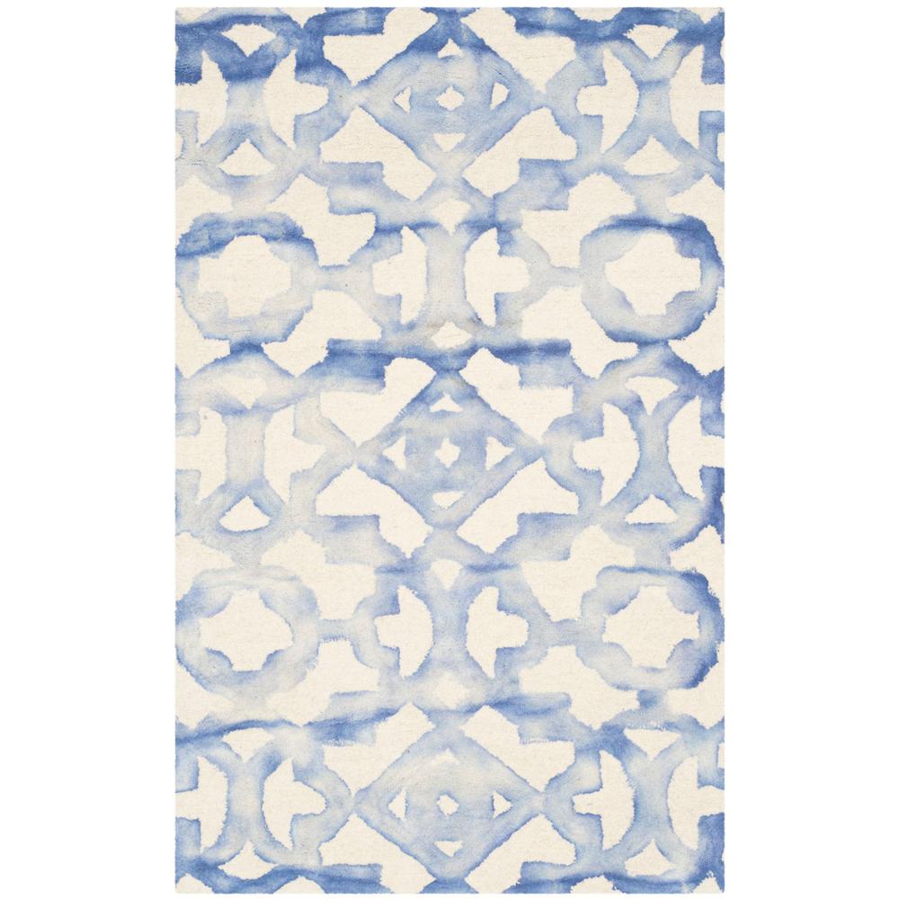 DIP DYE, IVORY / BLUE, 3' X 5', Area Rug, DDY717A-3. Picture 1