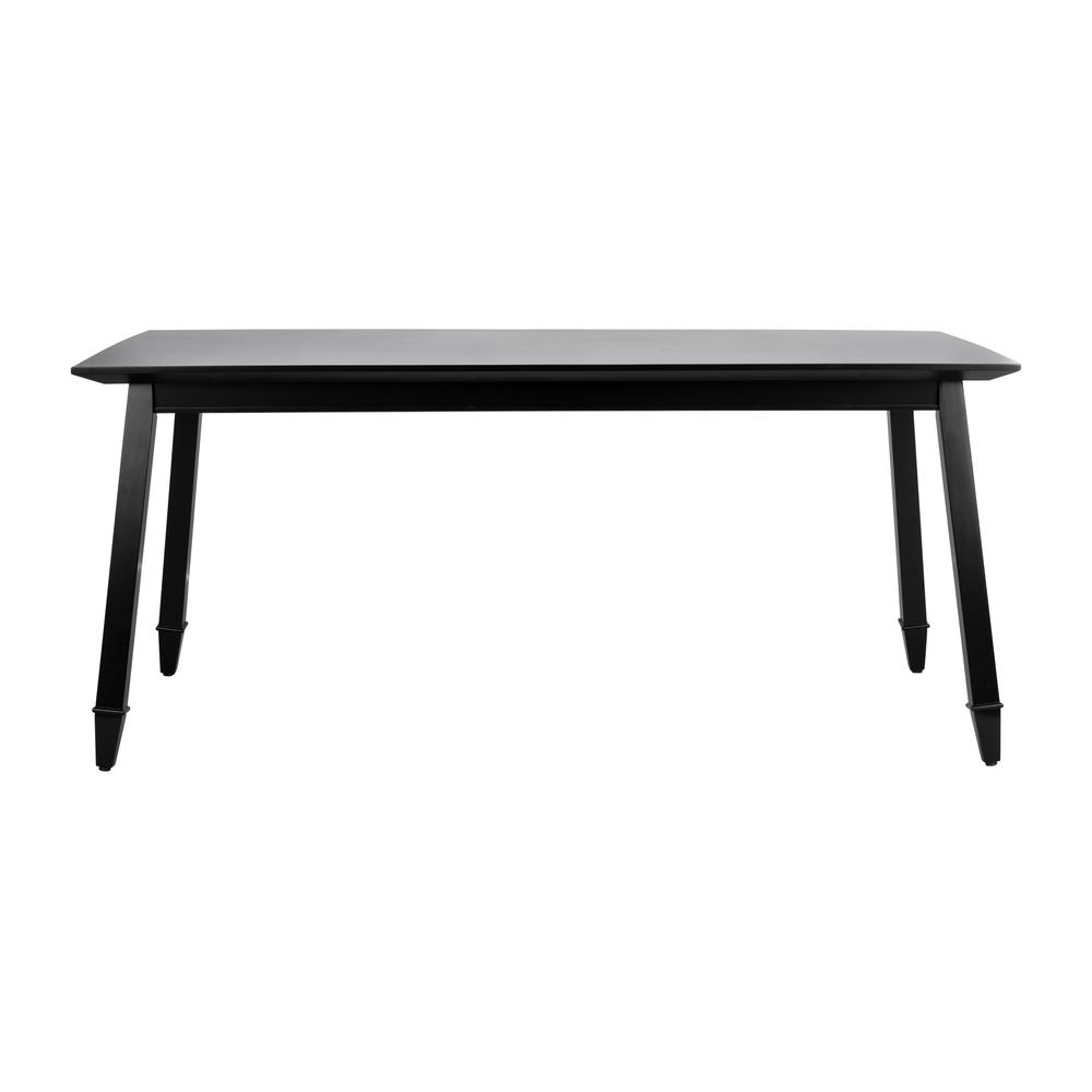 Brayson Rectangle Dining Table, Black. Picture 1