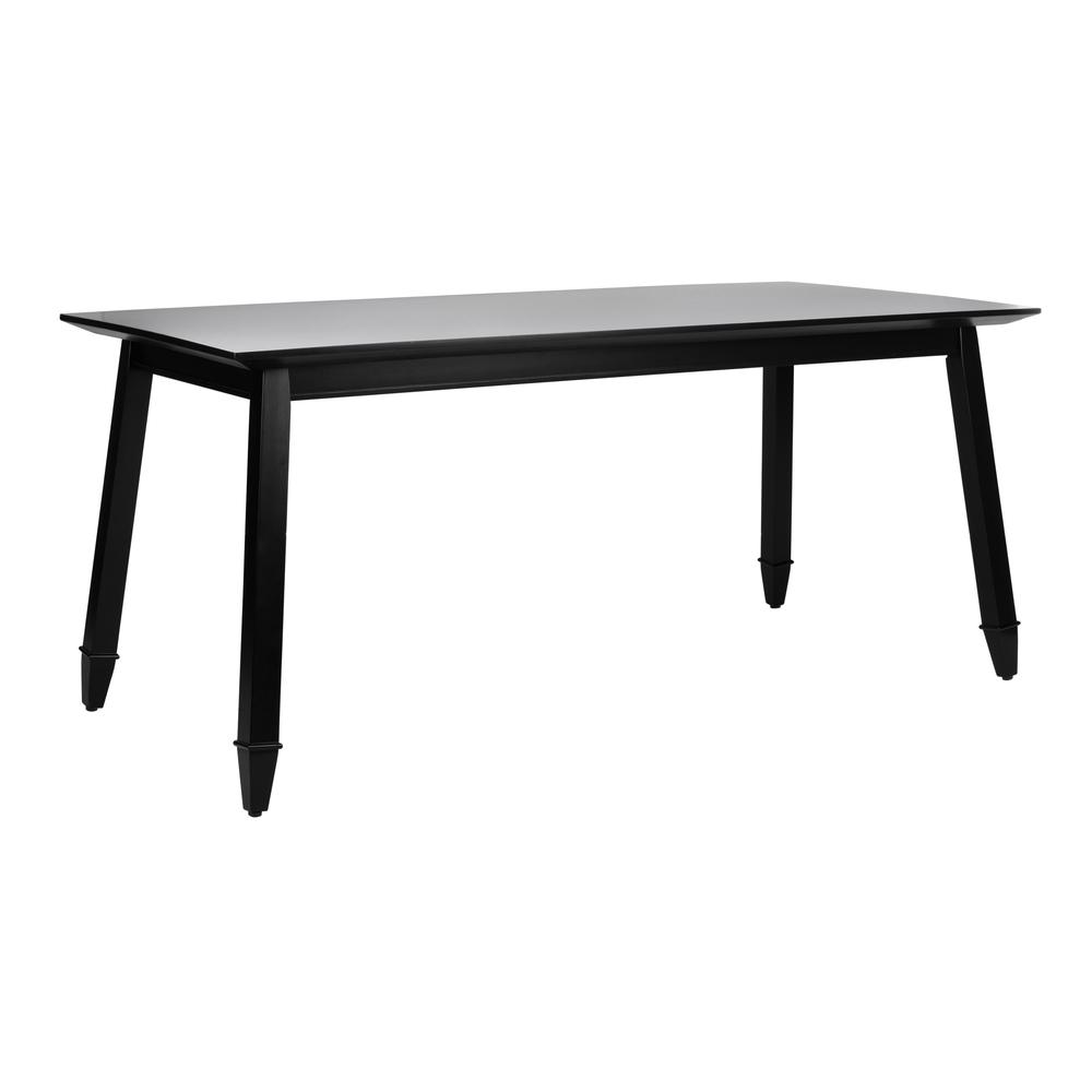 Brayson Rectangle Dining Table, Black. Picture 31