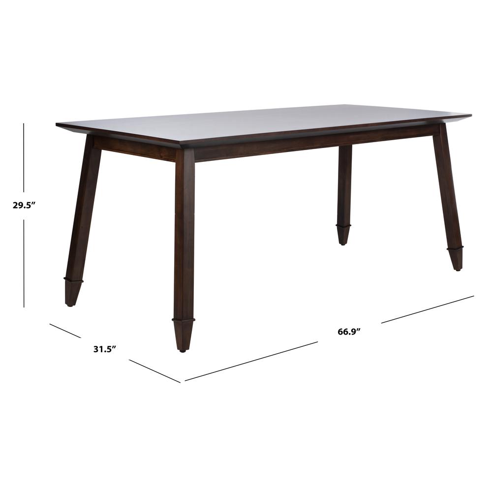 Brayson Rectangle Dining Table, Walnut. Picture 3