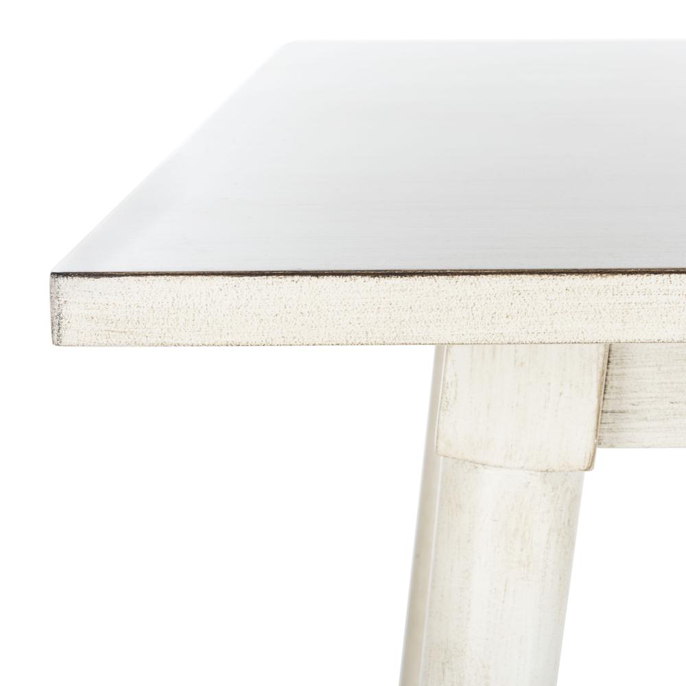 Tia Rectangle Dining Table, Antique White. Picture 2