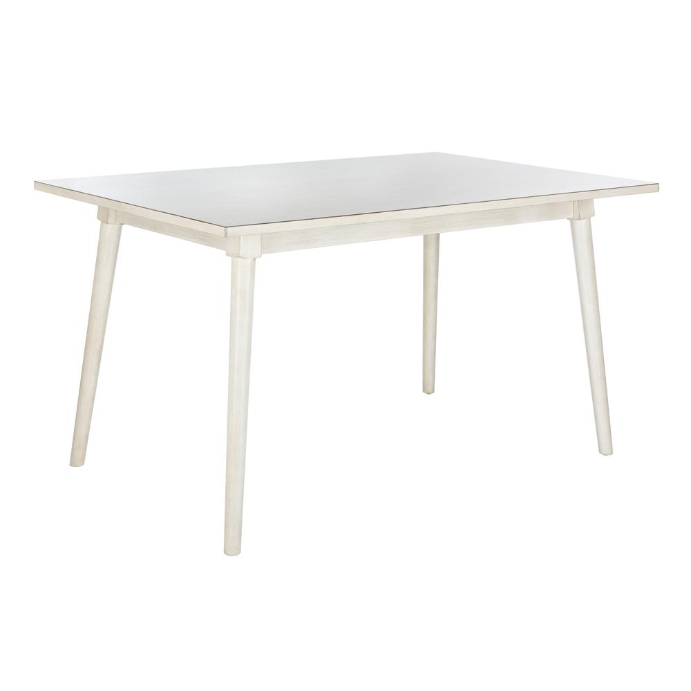 Tia Rectangle Dining Table, Antique White. Picture 6